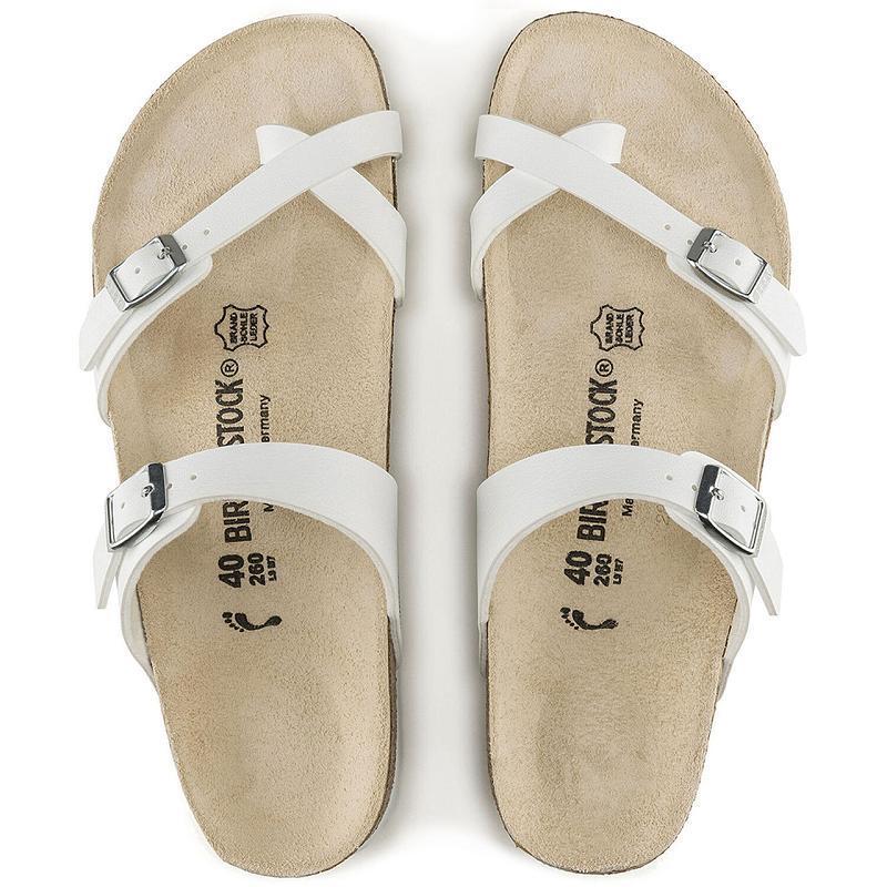 Mayari Birkenstock Birko-flor Damske Biele | SK 152JPQ